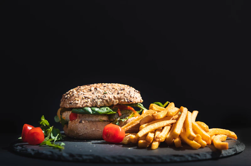Burger e patatine